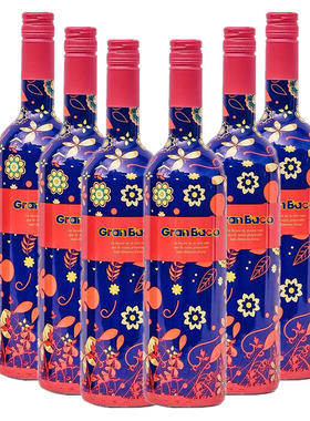 茵蔚Gran Baco花仙子白葡萄酒750ML 半甜型6%度进口西班牙甜干白