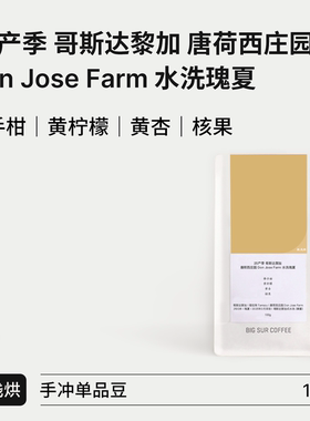 BIG SUR 25产季 哥斯达黎加 唐荷西庄园 Don Jose Farm 水洗瑰夏