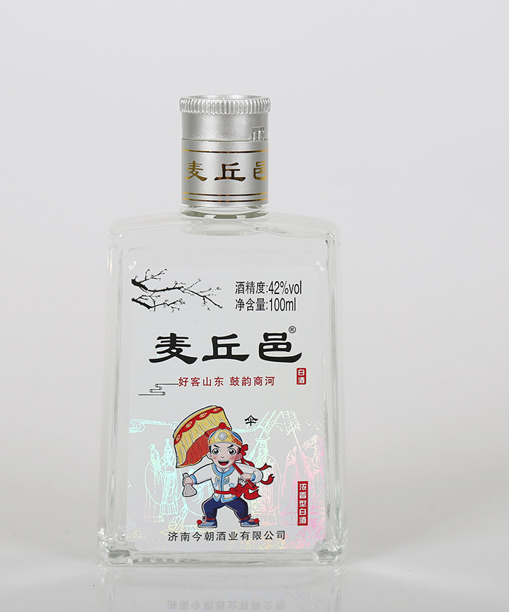 今朝酒业 42度100ml×5麦丘邑 小酒 礼盒装 浓香型白酒 山东济南