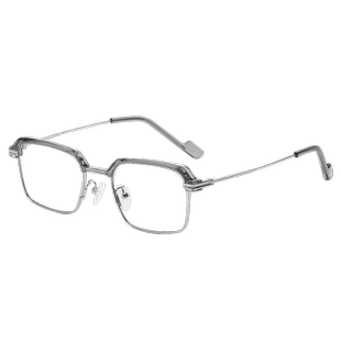 感光变色近视眼镜男潮痞帅防辐射抗蓝光护眼圆脸黑框平光镜无度数