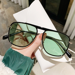 2024新款墨镜女高级感防晒太阳镜眼镜男款开车专用大脸近视偏光镜