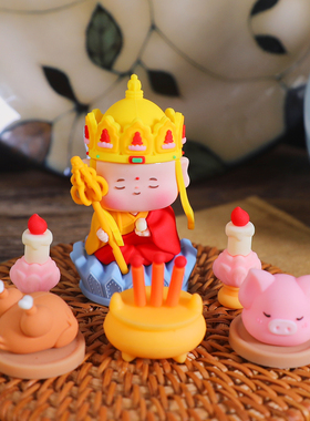 国潮神仙大愿地藏菩萨软胶玩偶