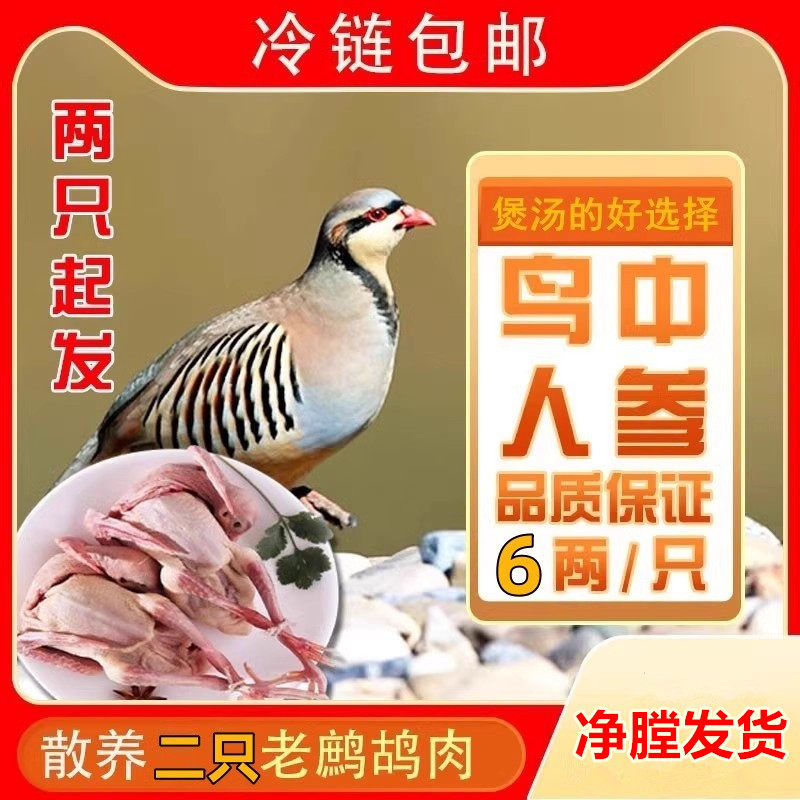 散养鹧鸪鸟飞龙肉石鸡呱呱鸡活体现杀新鲜味美煲汤优选养生食材