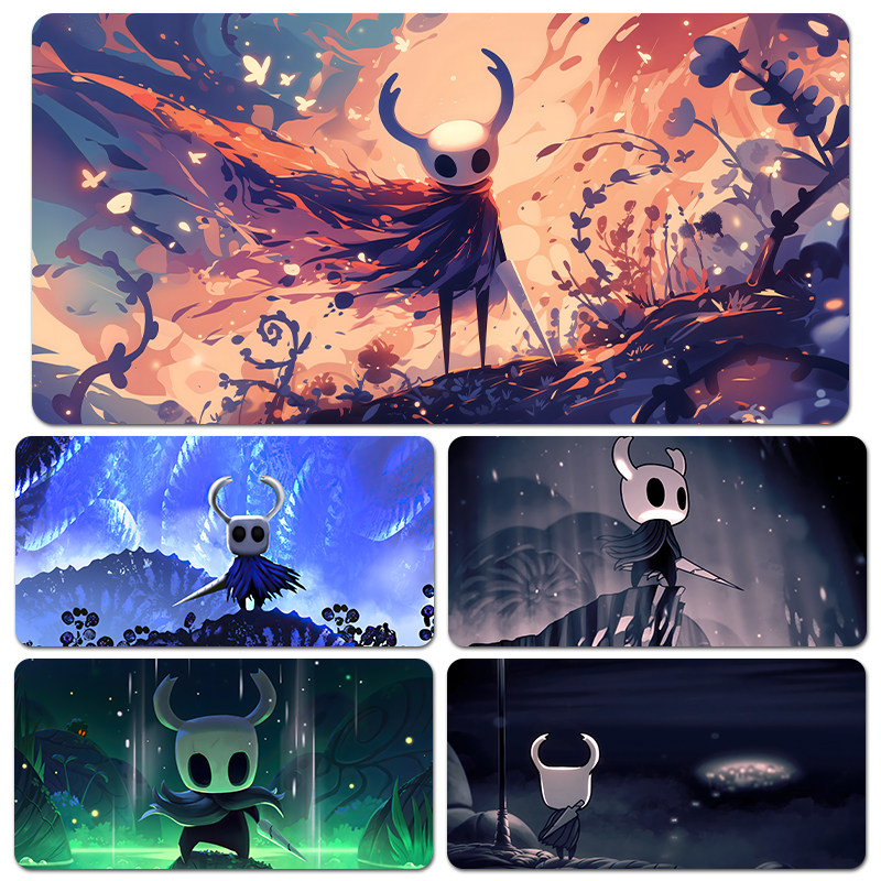 空洞骑士防水动漫鼠标垫超大号学生办公桌办公室书桌垫电竞键盘垫