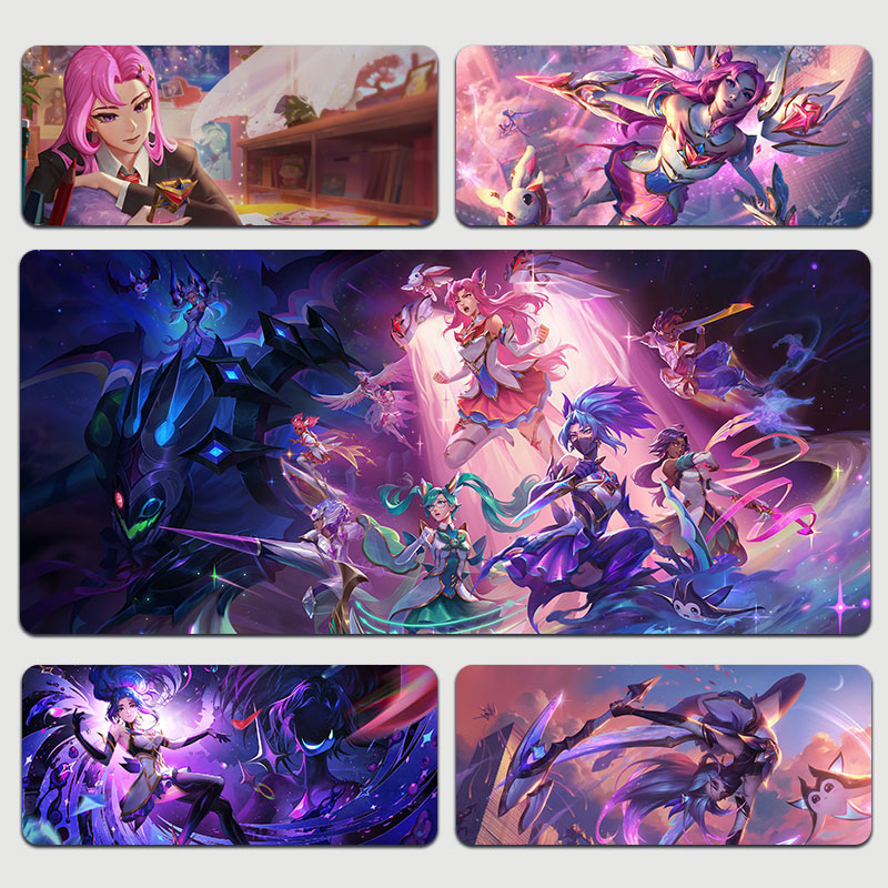 星之守护者鼠标垫英雄联盟LOL游戏starguardian超大防水电脑桌垫