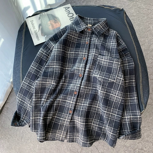 Осенняя рубашка для отдыха, универсальная трендовая куртка для влюбленных, оверсайз