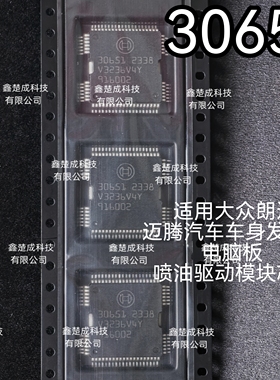 30651 适用大众朗逸/迈腾汽车车身发动机电脑板 喷油驱动模块芯片