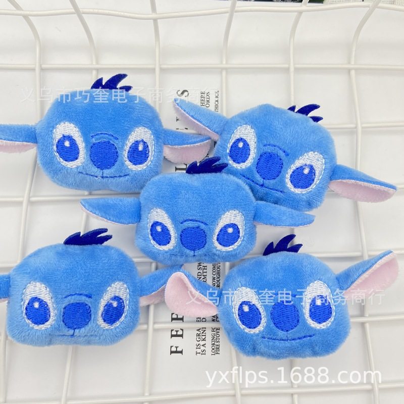 可爱史迪仔卡通头儿童服饰布贴五星辅料装饰配件厂家直销