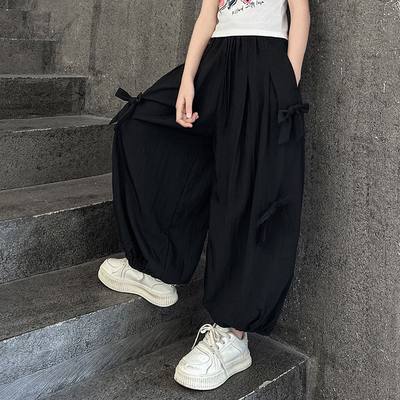 蝴蝶结女童防蚊裤夏天洋气灯笼裤