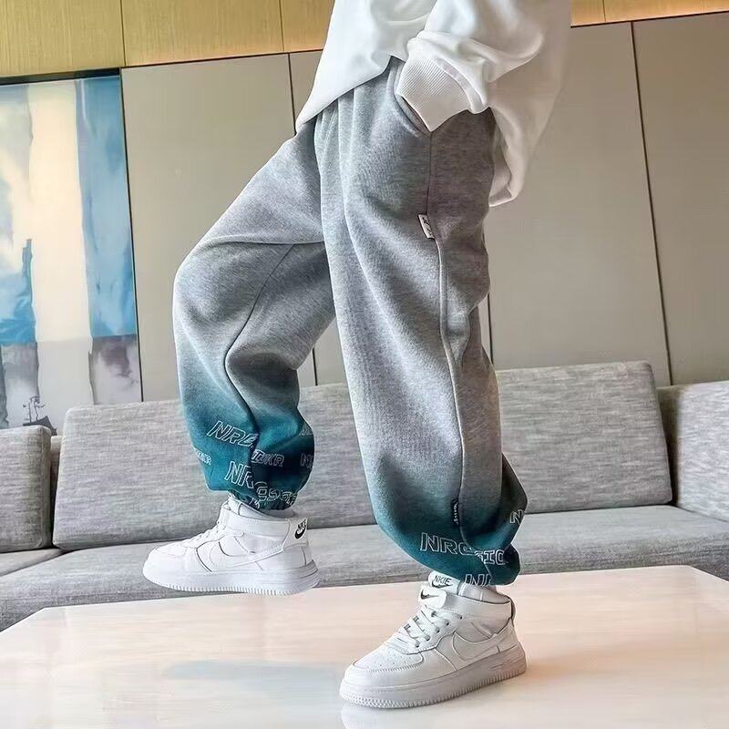 男童渐变裤子春秋款2025新款儿童运动裤中大童男孩秋季休闲束脚裤,童装/婴儿装/亲子装,裤子,淘宝优惠券,粉丝福利购,淘宝优惠卷