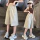 短裤 中大童女孩夏天休闲五分裤 夏季 女童工装 薄款 2025新款 冰丝中裤