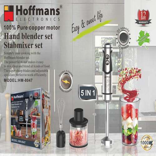 Hoffmans 8047 5 in 1 Hand  set 12pcs/CTN 0.09cbm