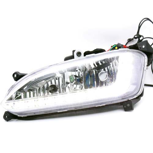 For HY IX45 Santa Fe 2013 2015 Fog lights with LED DRL