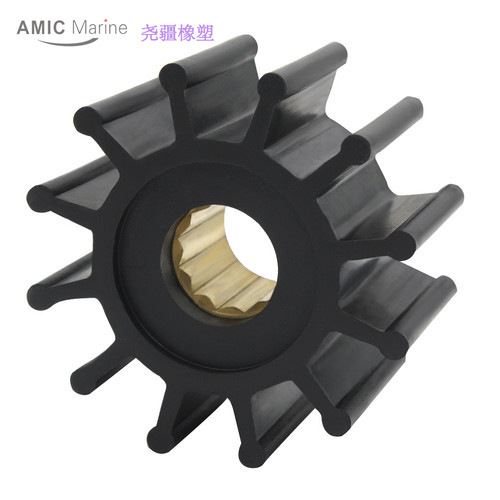 韩国DJ PUMP Impeller 自吸海水泵橡胶柔性叶轮 08-21-1201