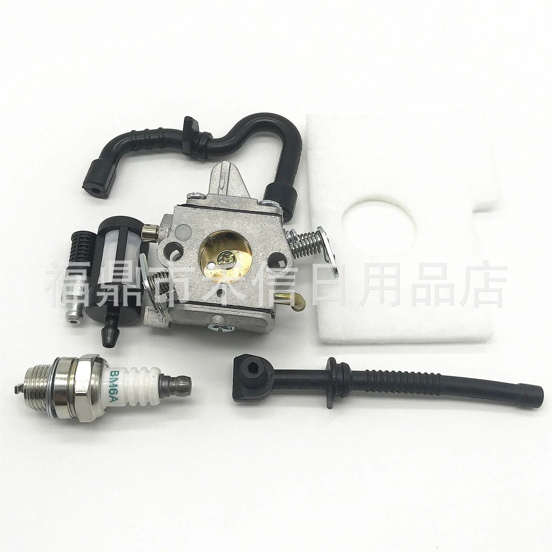 园林机械化油器适用018 ms180 c1q-s57a电锯化油器组合带配件