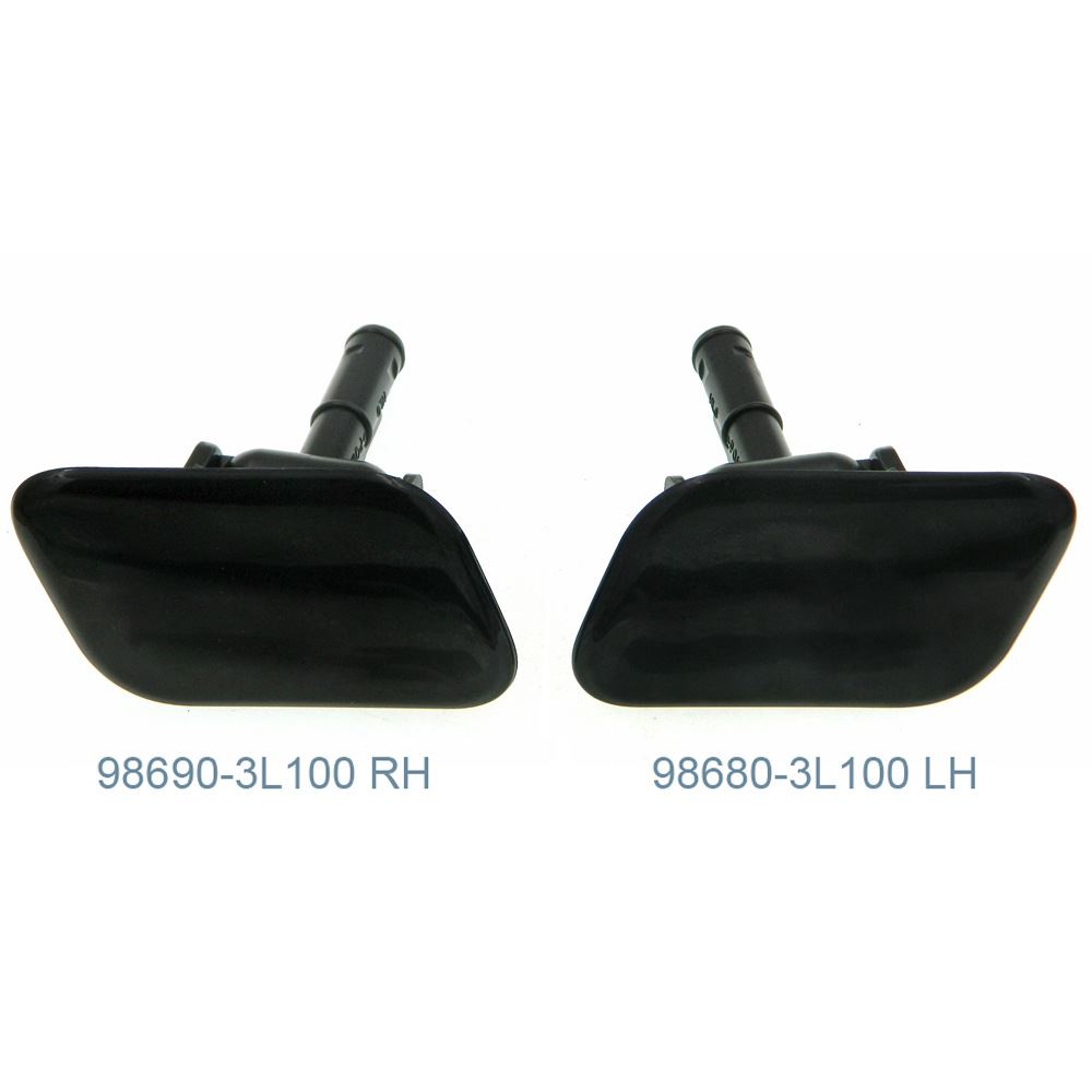 适用于现代 前保险杠 汽车大灯清洗盖 98680-3L100 98690-3L100