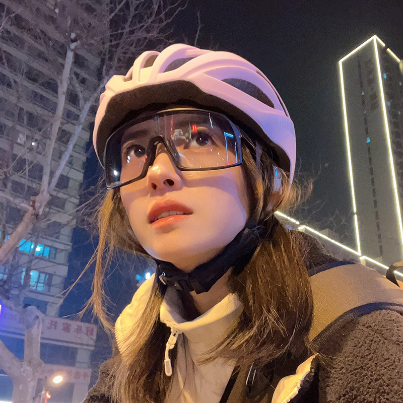 户外运动变色骑行眼镜女日夜两用夜间自行车防风登山太阳眼镜护目