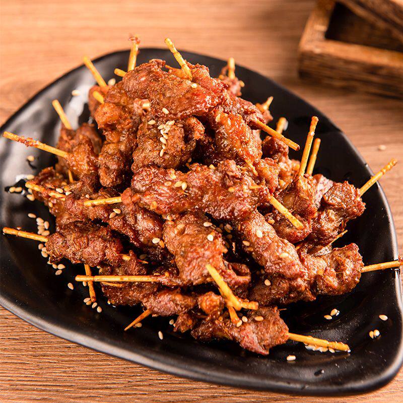 阿牧特羊肉牙签串空气炸锅家庭烧烤冷冻半成品 200g*3包(调理肉)