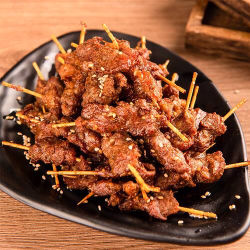 阿牧特羊肉牙签串空气炸锅家庭烧烤冷冻半成品 200g*3包(调理肉)