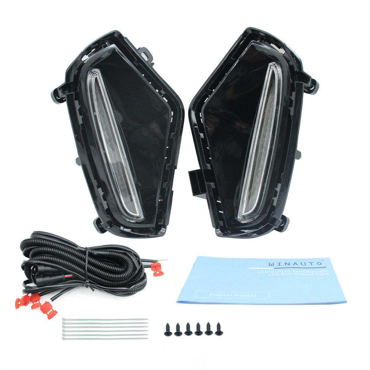 适用于丰田RAV4荣放 18-22双色日行灯日间行车雾灯转向灯