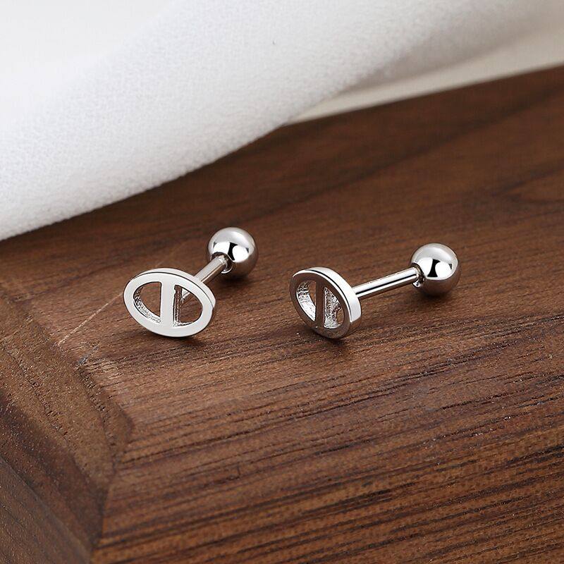 S999足银耳骨钉 高级感简约猪鼻子圆球堵拧螺丝耳钉 轻职风养耳洞,饰品/流行首饰/时尚饰品新,银饰耳饰,淘宝优惠券,粉丝福利购,淘宝优惠卷