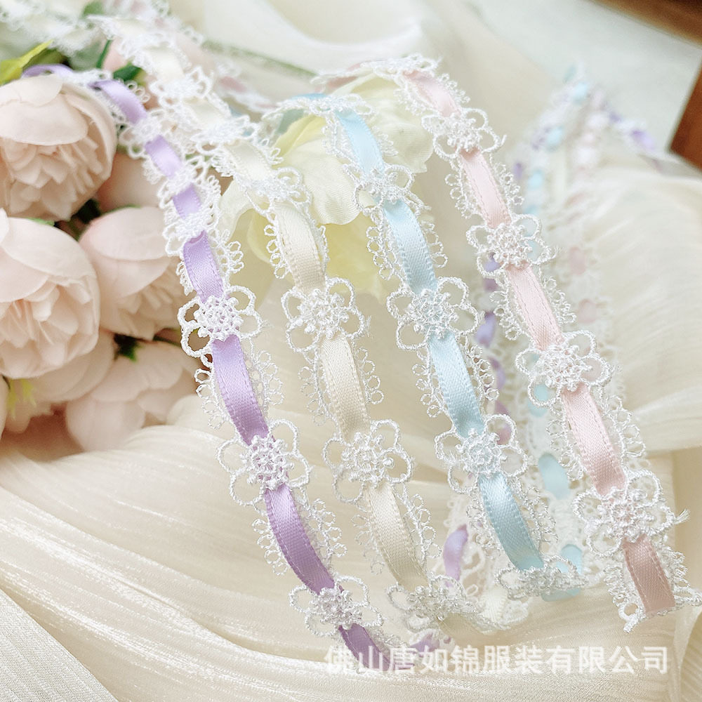 唐如锦花边 穿织带Lolita丝带/绸带/布带