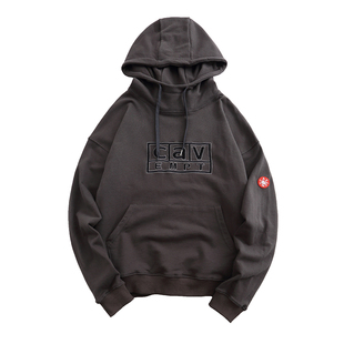 CAVEMPT CE重度水洗蜡染卫衣男日潮BOX刺绣秋冬高领重磅连帽衫