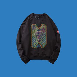 CAVEMPT日系潮牌CAV EMPT CE刺绣圆领卫衣复古重磅男女情侣外套潮