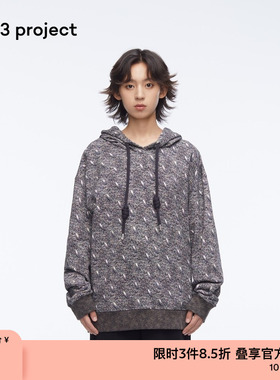 素然3ge3 project 秋季女士插袋宽松卫衣