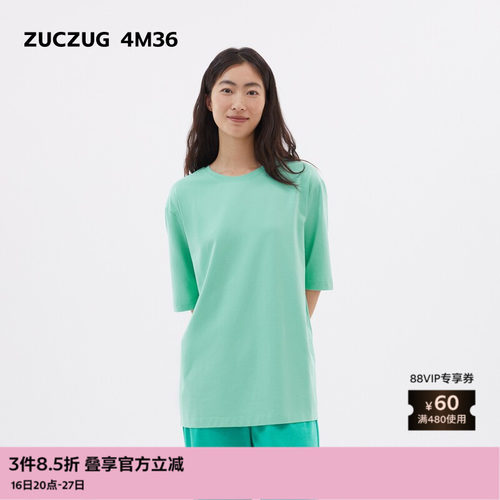 ZUCZUG4M36针织布超宽松短袖T恤