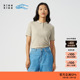 新品 素然klee klee 夏季 女士休闲气质环保棉罗纹POLO领T恤