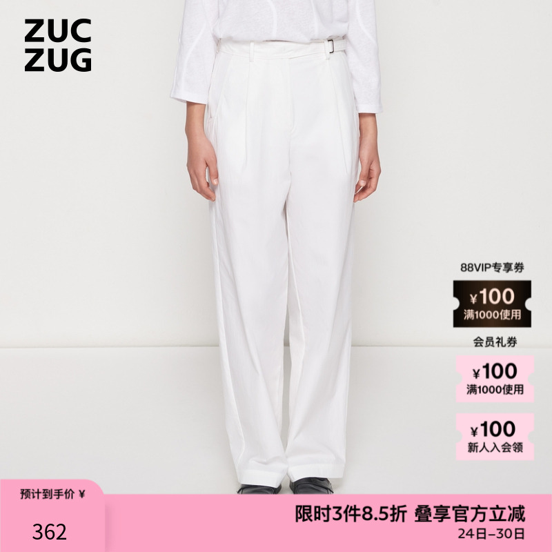 休闲ZUCZUG素然直筒裤
