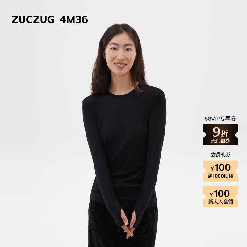 ZUCZUG4M36针织布合体长袖T恤