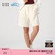 klee 短裤 夏季 环保棉薄拉架半松紧腰休闲裤 女士气质经典 素然klee