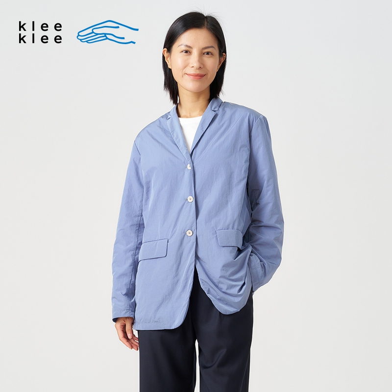 kleeklee回收薄尼龙正装西装