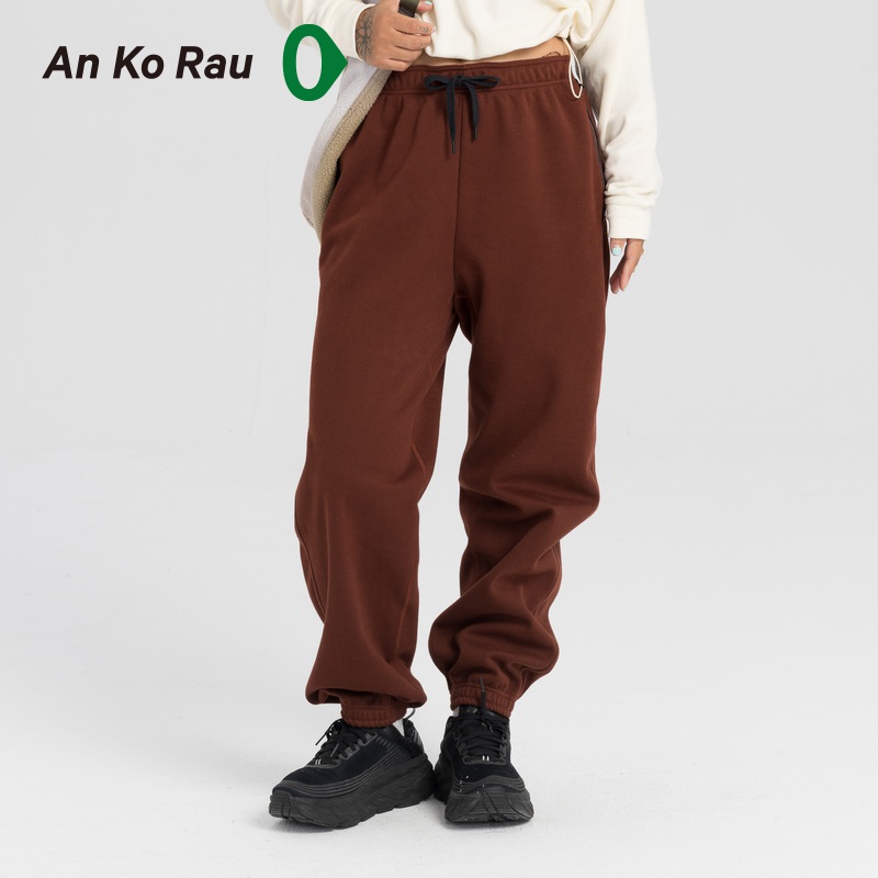 素然秋冬针织覆膜布锥裤