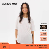 新品 女士经典 素然ZUCZUG 4M36 24夏季 多色棉针织宽松短袖 T恤