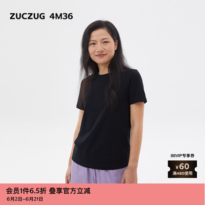 ZUCZUG 4M36针织布合体短袖T恤