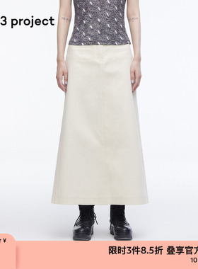 素然3ge3 project 秋季女士通勤气质半身裙