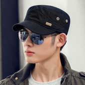 帽子男夏天鸭舌帽韩版 潮平顶帽春夏户外棒球帽男士 休闲遮阳防晒帽