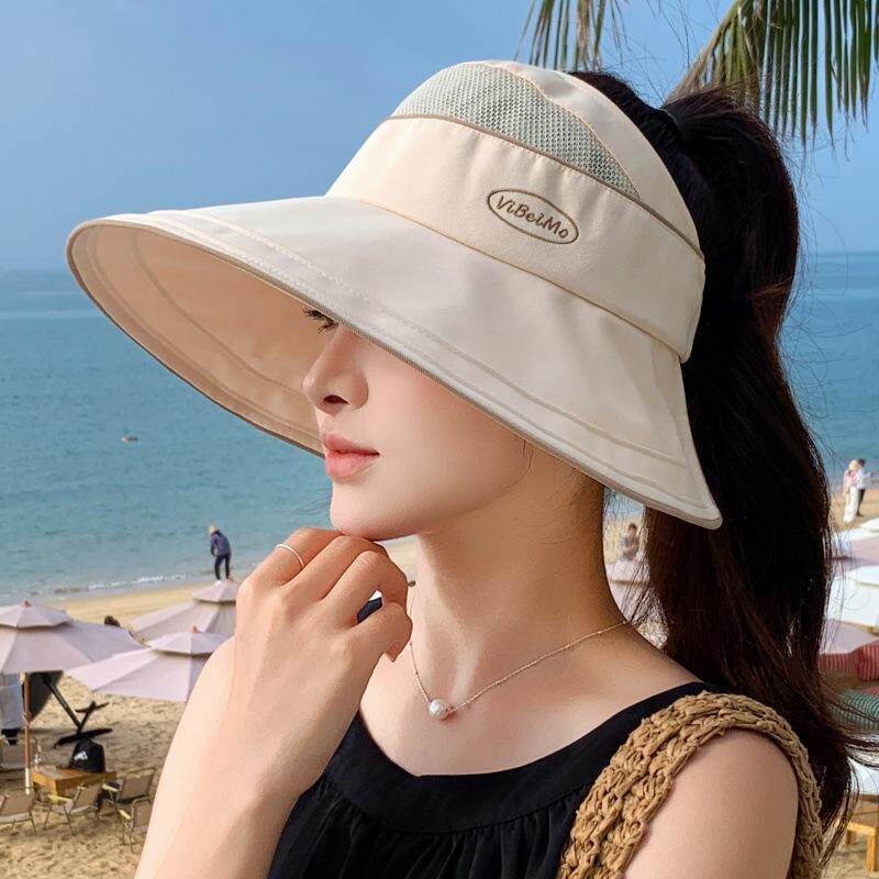 女士夏季透气防晒沙滩渔夫帽