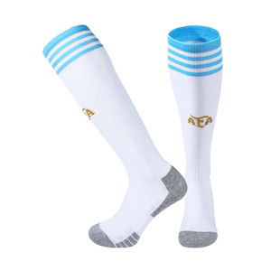 世界杯阿根廷儿童足球袜长筒袜成人过膝防滑毛巾底运动袜梅西同款