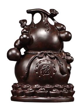 黑檀木雕摆件客厅桌面装饰工艺品