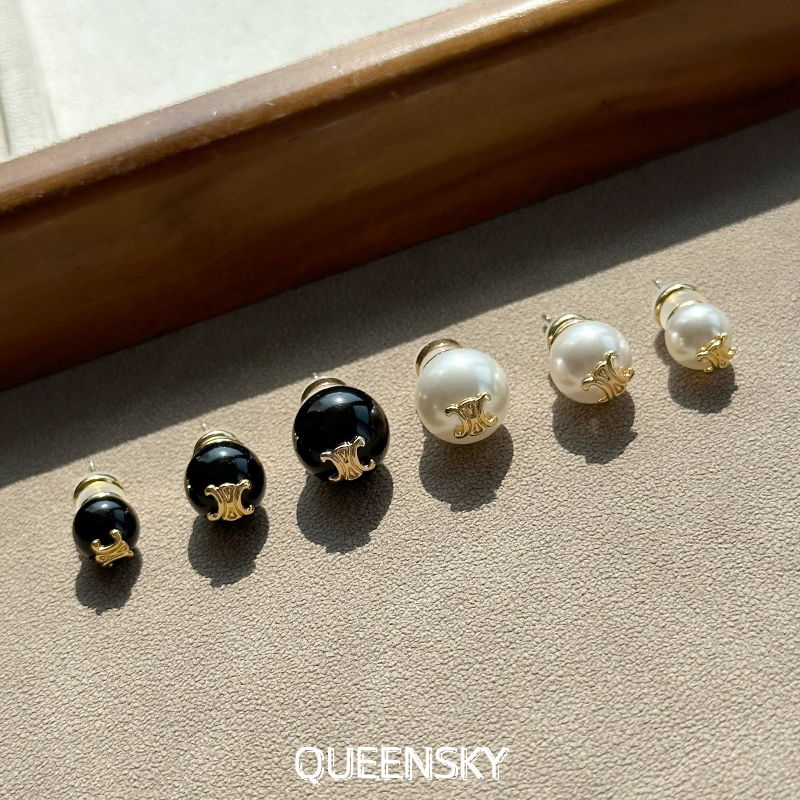 法式小香风凯旋门耳钉