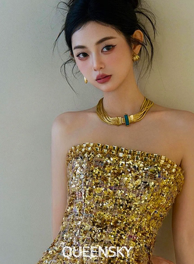 层蛇骨质感东陵石项链复古项链