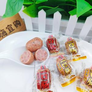宏香记一口肠爆汁Q弹原味黑椒味烤肠即食小香肠小吃解馋休闲零食