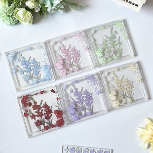 倩子酱GOODS花间谷美方杯杯垫10cm通行证保护壳展示框亚克力收纳