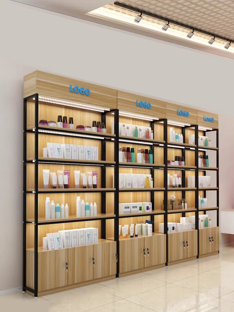 货柜展示柜超市化妆品母婴店宠物店货架美容院产品手机配件陈列柜