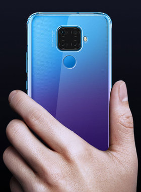 彪翔 华为nova5i手机壳硅胶透明软壳华为nova5ipro微磨砂黑色保护套全包防摔男女