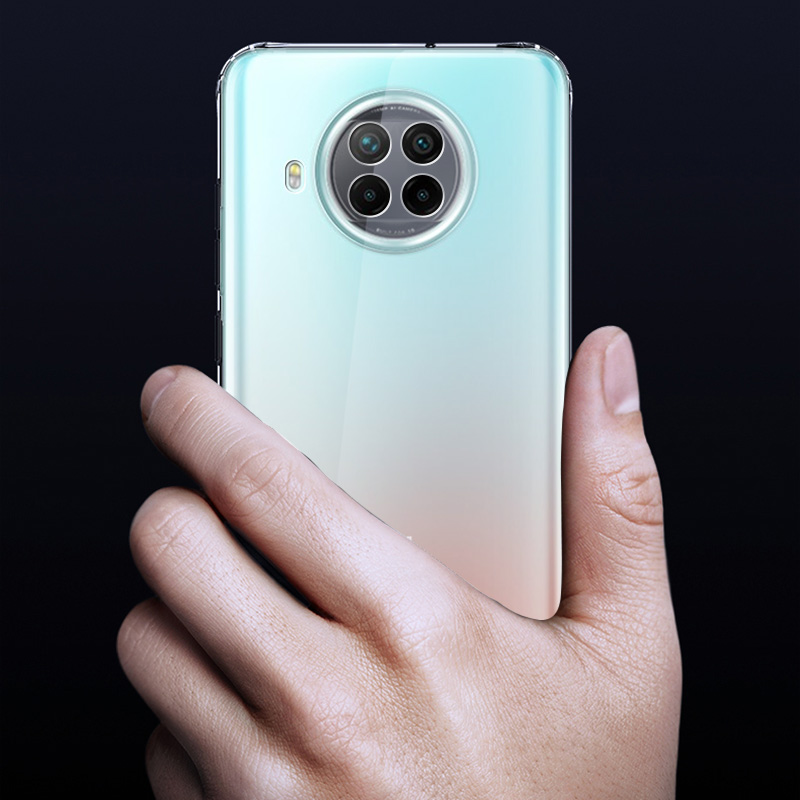 彪翔 小米RedmiNote9Pro手机壳红米Note9Pro透明软壳微磨砂黑色保护套全包防摔男女